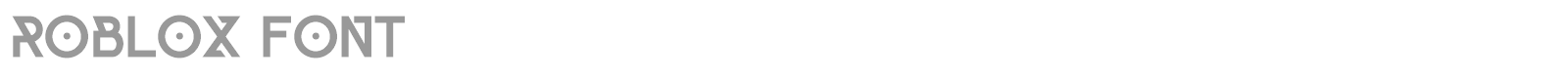 Roblox font preview